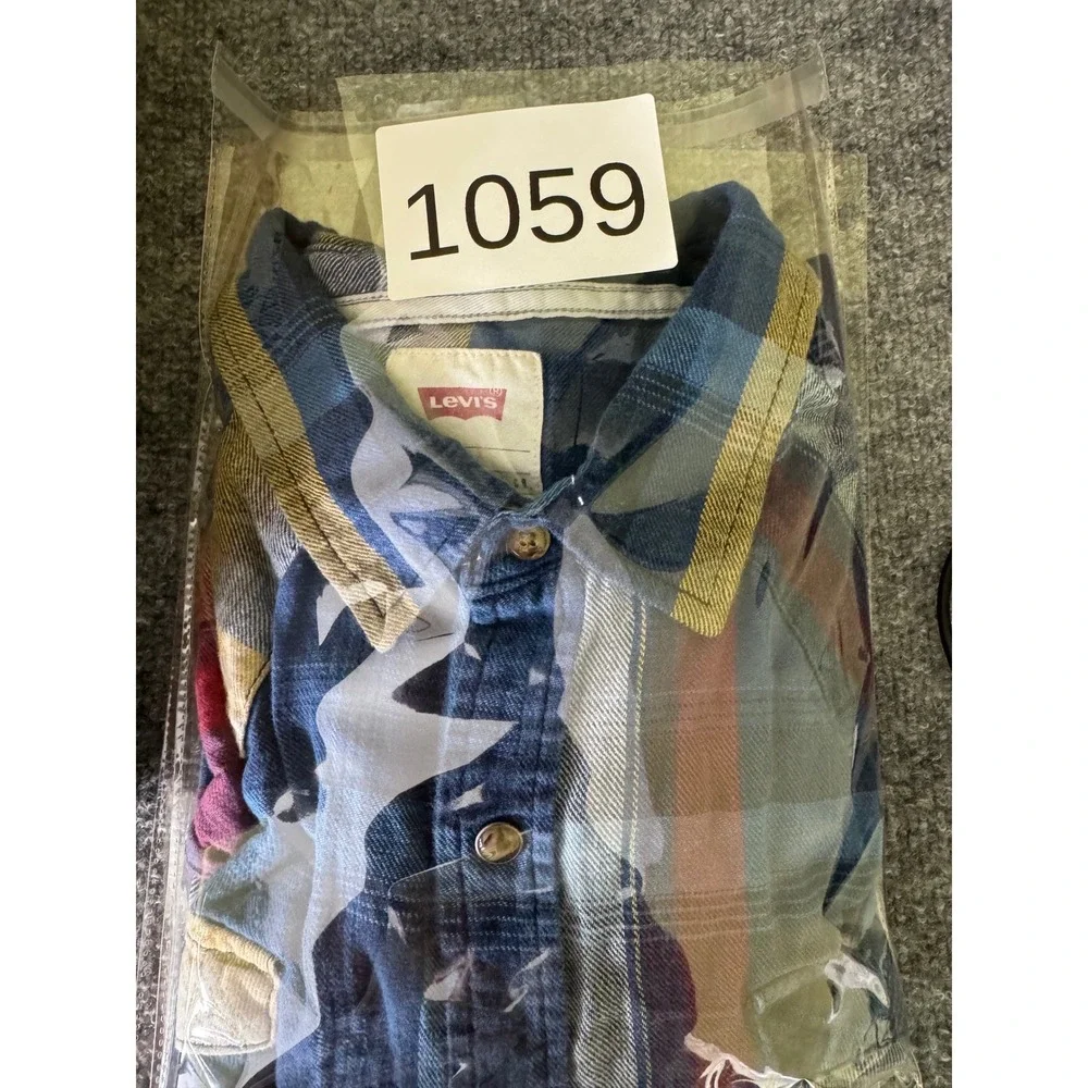 LEVI'S MEN CLASSIC DATSUM TWILL L/S SHIRT TOTAL ECLIPSE 3LDLW1541 WESTERN CASUAL